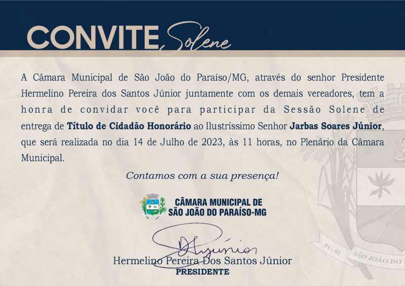 foto Not&iacute;cia São João do Paraíso